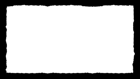 Rectangular Paper Scrap with Tiny Rough Edges 2 스톡 동영상 332218354