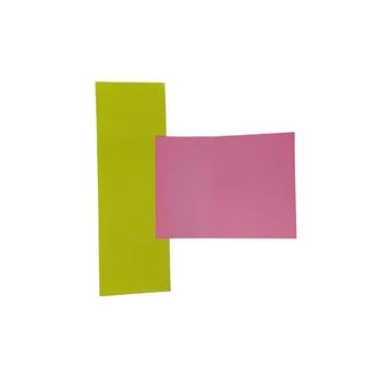 Rectangular Paper Shapes Against Black Background Minimalist Composition Illustrazione stock