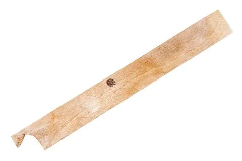 Rectangular piece of birch plywood 스톡 사진