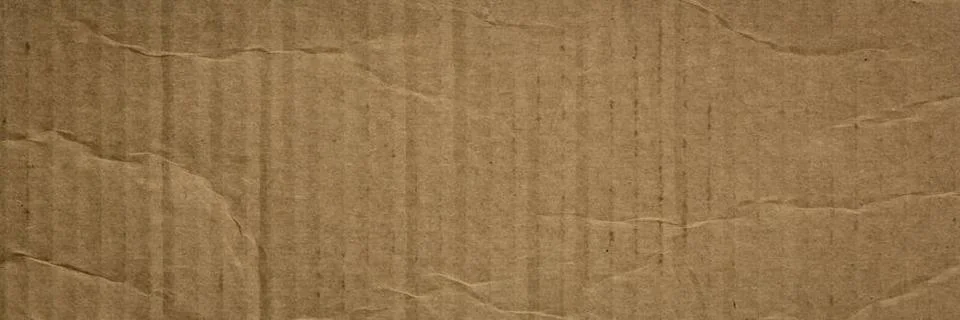 Rectangular piece of corrugated brown cardboard rectangular piece of corru... 库存照片