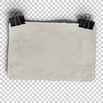 A rectangular piece of textured, off-white paper Stock Photos
