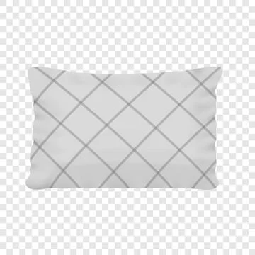 Rectangular pillow mockup, realistic style 스톡 일러스트