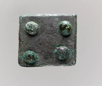 Rectangular Plaque middle of 6th century Frankish. Rectangular Plaque  4656.. Foto stock