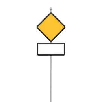 Rectangular road sign Illustrazione stock