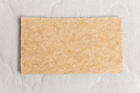 A rectangular sample of thermopressed felt Foto stock