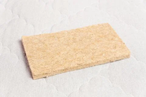 A rectangular sample of thermopressed felt 스톡 사진