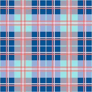 Rectangular seamless pattern in blue and pink Stockillustratie