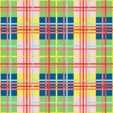 Rectangular seamless pattern in bright colors Illustrazione stock