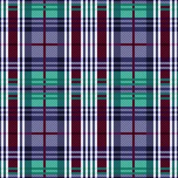 Rectangular seamless pattern in cool hues Illustrazione stock