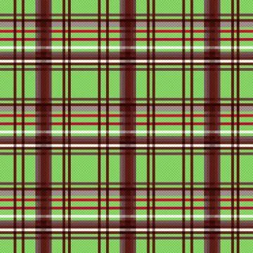 Rectangular seamless pattern in green and brown Stock Illustration