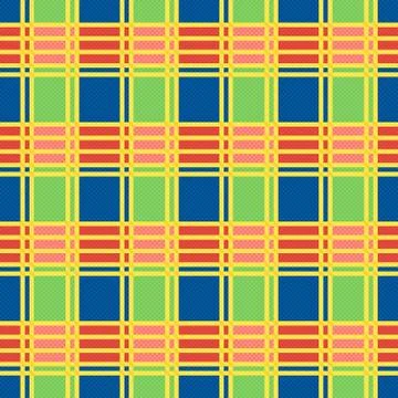 Rectangular seamless pattern in motley colors Stock Illustration