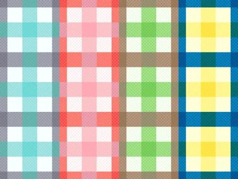 Rectangular seamless pattern with motley stripes イラスト素材