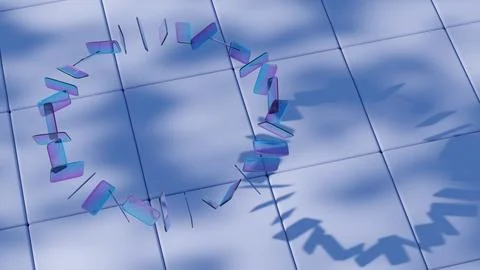 A rectangular shape, featuring four straight sides with opposite sides of equ Stock Illustration