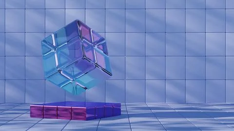 A rectangular shape, featuring four straight sides with opposite sides of equ Stock-Illustration