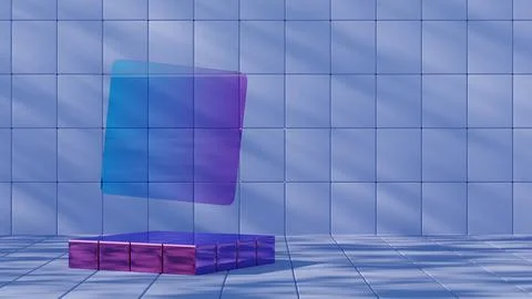 A rectangular shape, featuring four straight sides with opposite sides of equ Stock Illustration