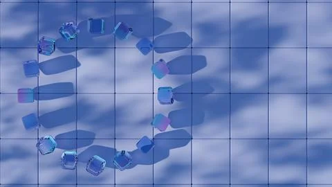 A rectangular shape, featuring four straight sides with opposite sides of equ Stock Illustration