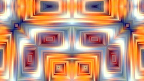 Rectangular shapes ornament converging to bottom. 스톡 동영상 264062747