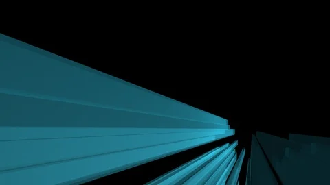 Rectangular shapes, tech creative layout and alpha mask Stock Footage 119007041