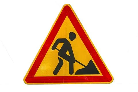 Rectangular sign with a running figure symbol on transparent background, used 스톡 사진