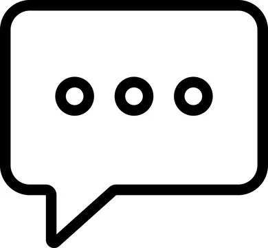 Rectangular speech bubble for text message chat 스톡 일러스트