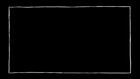 Rectangular, square frame, Boxes and Frames, Hand drawn rectangle frame shaking Stock Footage 307172498