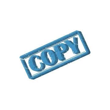 Rectangular stamp copy, vector illustration. Stock Illustration