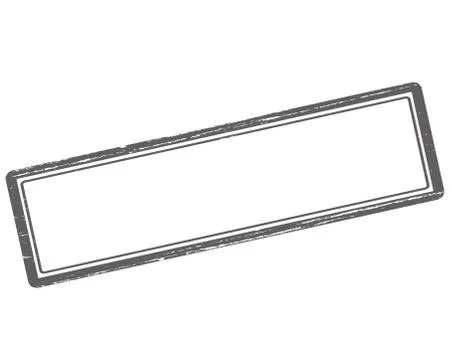 Rectangular stamp Stock Illustration