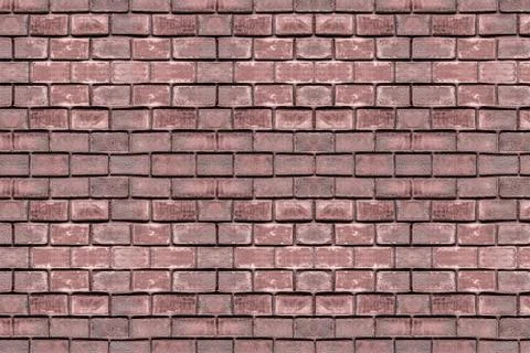 Rectangular stone brown terracotta brick old masonry water tower castle urban Stock Photos