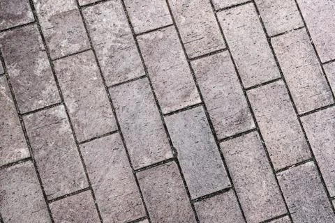 Rectangular stone pattern light gray slant background solid closeup Foto stock