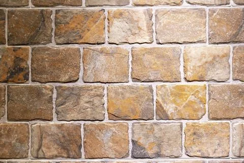 Rectangular stone walls, paving lines, alternating stone materials, wall co.. 스톡 사진