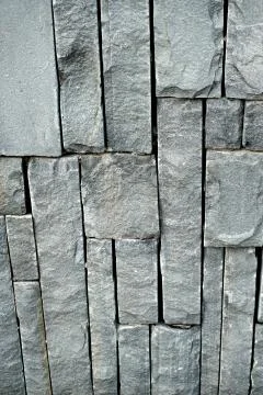 Rectangular stones set in a geometric pattern. Foto stock