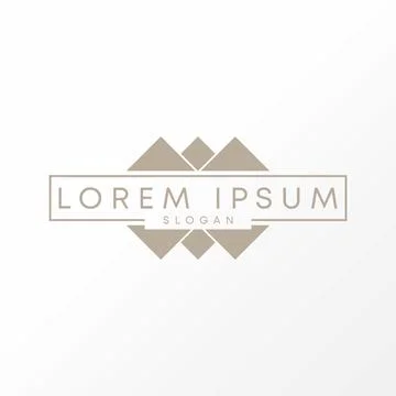 Rectangular template with 3 triangle top down. Related to business industrial Stockillustratie