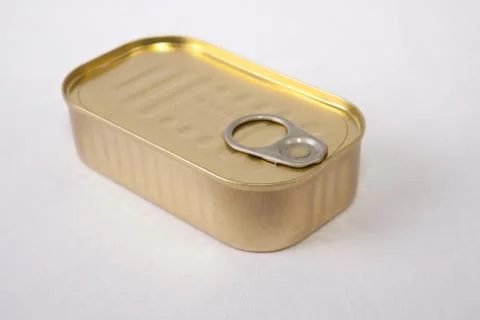 Rectangular tin can Stock Photos