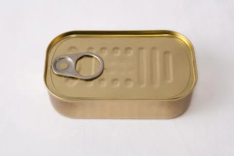Rectangular tin can Foto stock
