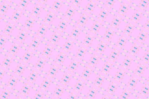 Rectangular tower-form texture outline tile texture in pink coral, apricot,.. Stock Illustration