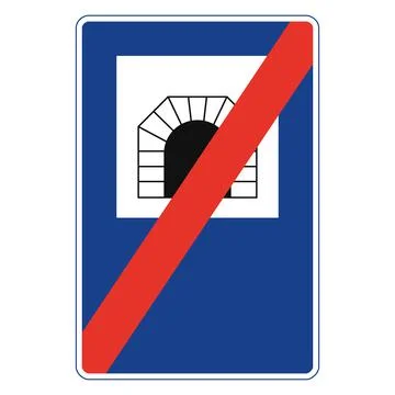 Rectangular traffic signal in blue and white, isolated on white background. T Ilustração Stock