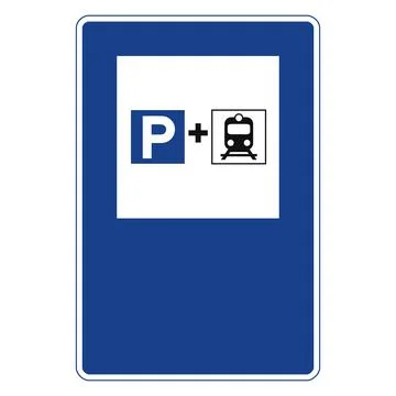 Rectangular traffic signal in blue and white, isolated on white background. R Ilustração Stock