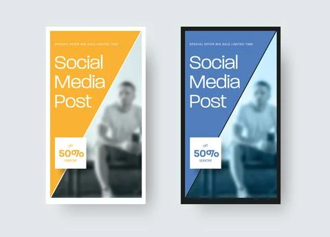 Rectangular vector poster template for special limited offer for big sale. Stock Illustration