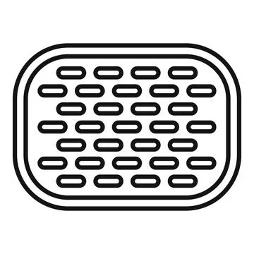 Rectangular waffle iron making delicious breakfast in the kitchen 스톡 일러스트