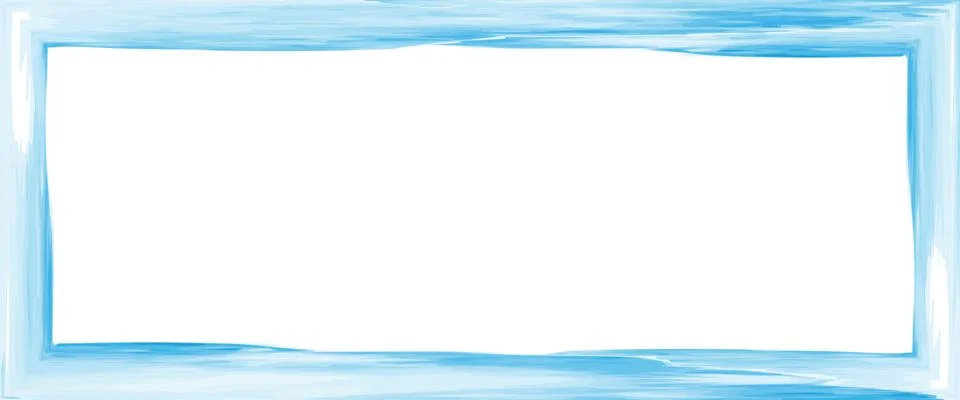 Rectangular watercolor frame for postcards, banners, posters and creative des Stock Illustration