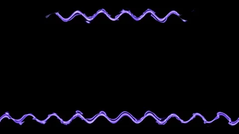 Rectangular wavy appearing and disappearing horizontal frame with shapes of.. 스톡 동영상 270315892
