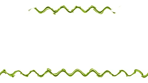 Rectangular wavy appearing and disappearing horizontal frame with shapes of.. Stock Footage 270315905
