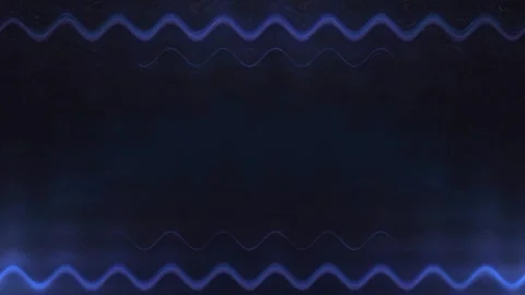 Rectangular wavy horizontal neon frame, glowing from long dark blue lines o.. 스톡 동영상 270315788