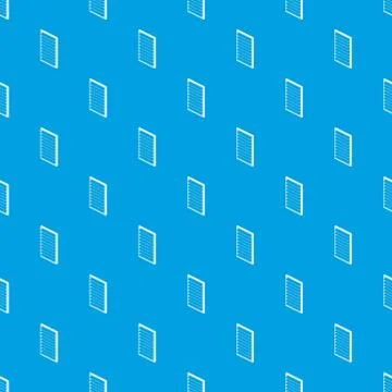 Rectangular window frame pattern seamless blue Stock Illustration