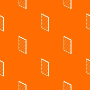 Rectangular window frame pattern vector orange Illustrazione stock