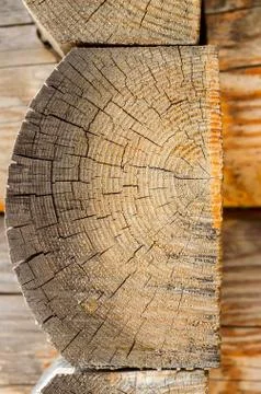 Rectangular wooden block. Stock Photos