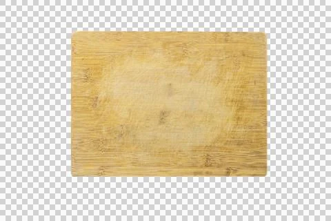 Rectangular Wooden Cutting Board with Scratch Marks Stock Photos