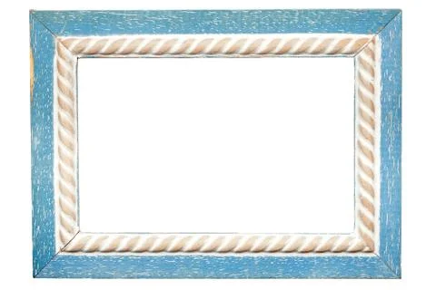 Rectangular wooden frame Stock Photos