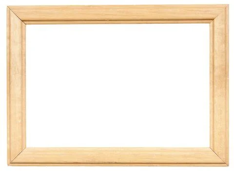 Rectangular wooden frame 写真素材