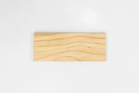 Rectangular Wooden Plank with Copy Space. Stock Photos
